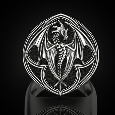 950 Silver Religion Dragon